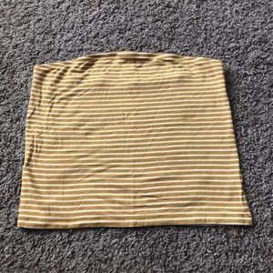 striped tube top